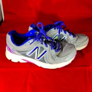 New Balance Womens Shoes 450v3 Size 7 D Running Sneakers Gray Purple W450GV3